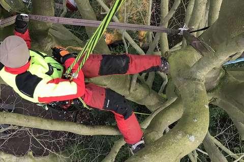 Kontrolle einer Bruchsicherung im Einfach-Verbund